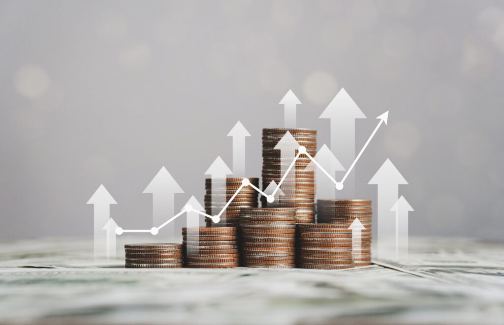 Crescimento financeiro consistente.