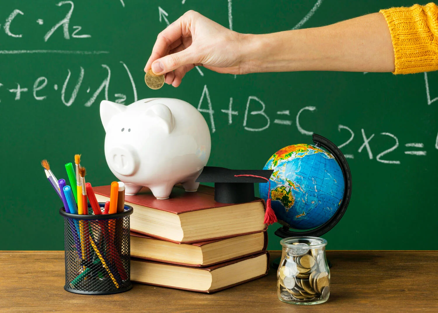 A escola não ensina finanças para jovens.